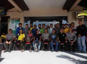 Polres Gelar Coffe Morning dengan Media Liputan Inhil